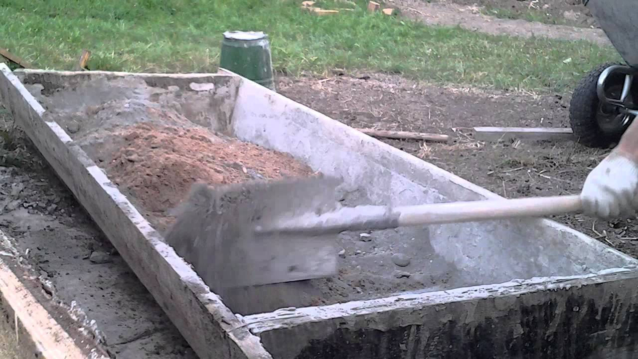 Пропорции материалов для приготовления бетона